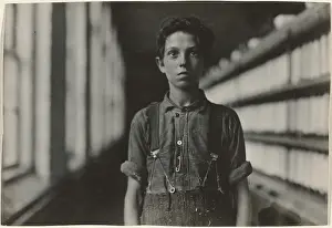 Gelatin Silver Print Art Prints: Jo Bodeon, a back-roper in mule room