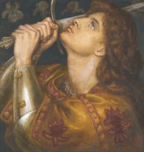 Joan of Arc, 1864. Artist: Rossetti, Dante Gabriel (1828-1882) Joan of Arc, 1864. Artist: Rossetti, Dante Gabriel (1828-1882)
