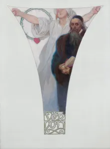 John Amos Comenius, 1911. Artist: Mucha, Alfons Marie (1860-1939) John Amos Comenius, 1911. Artist: Mucha, Alfons Marie (1860-1939)