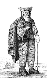 Black And White Monochrome Image Prints: John Bigg, the Dinton Hermit