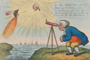Natural Phenomena In Art Prints: John Bull Making Observations on the Comet, November 10, 1807. November 10, 1807