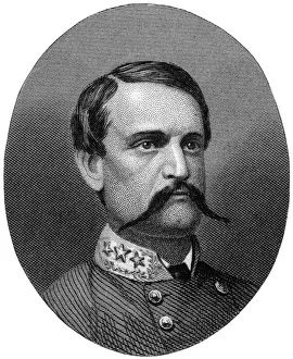 John Cabell Breckinridge, Confederate general, 1862-1867.Artist: J Rogers John Cabell Breckinridge, Confederate general, 1862-1867.Artist: J Rogers