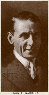 Monochrome Sports Images Prints: John E Harding, British boxing manager and match-maker, 1938