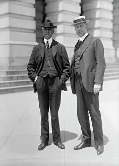 Harris & Ewing Print: John Eversman with Bascom Slemp, 1913