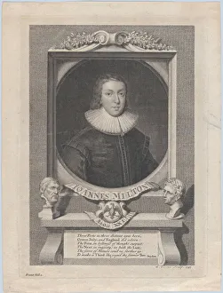 John Milton, Age 21, 1747. Creator: George Vertue John Milton, Age 21, 1747. Creator: George Vertue