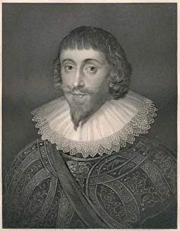 John Powlett, Marquis of Winchester, (early-mid 19th century). Creator: H Robinson John Powlett, Marquis of Winchester, (early-mid 19th century). Creator: H Robinson