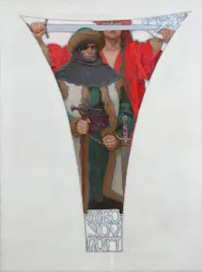 John Zizka, 1911. Artist: Mucha, Alfons Marie (1860-1939) John Zizka, 1911. Artist: Mucha, Alfons Marie (1860-1939)