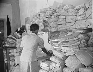 Johnnie Lew's Chinese laundry on Monday morning, Washington, D.C. 1942. Creator: Gordon Parks Johnnie Lew's Chinese laundry on Monday morning, Washington, D.C. 1942. Creator: Gordon Parks