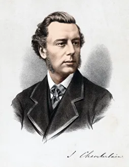 Joseph Chamberlain, British politician, c1880 Joseph Chamberlain, British politician, c1880