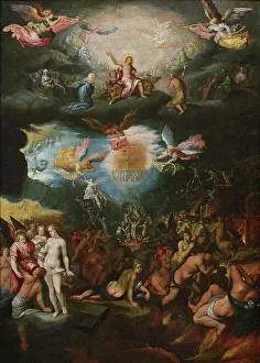 Last Judgment Painting Prints: The Last Judgment, after 1619