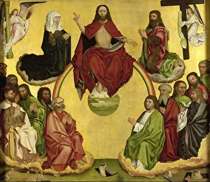 Jesus Christ Crucifixion Prints: Last Judgment, c.1500. Creator: Anon