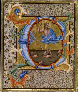 Prints of Last Judgment in an Initial C, ca. 1406-7 Lorenzo Monaco Prints: Last Judgment in an Initial C Print, 1406-7