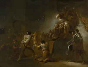 The Judgment of Solomon, 1640s. Creator: Leonard Bramer The Judgment of Solomon, 1640s. Creator: Leonard Bramer
