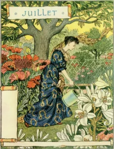 Juillet, 1896. Creator: Eugene Samuel Grasset Juillet, 1896. Creator: Eugene Samuel Grasset