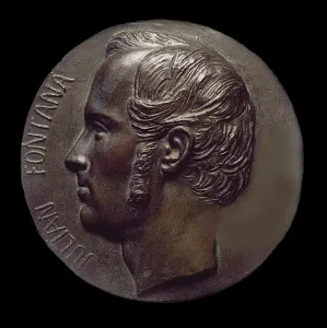 Julian Fontana (1810-1869), Bronze medal, 1843 Julian Fontana (1810-1869), Bronze medal, 1843