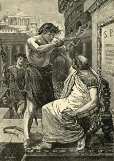 Cassells Illustrated Universal History Prints: Julius Caesar Refusing The Crown Offered By Antony, 1890. Creator: Unknown