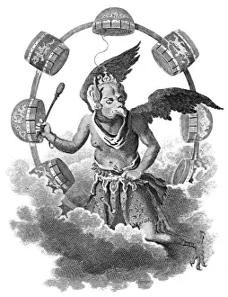 Jupiter of the Chinese, early 19th century. Artist: Grainger Jupiter of the Chinese, early 19th century. Artist: Grainger
