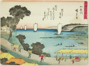 Kanagawa, Fifty-three Stations of the Tokaido Print, 1837/42