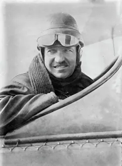 Early Aviation Prints: Karl Ingold -- flying, between c1910 and c1915. Creator: Bain News Service
