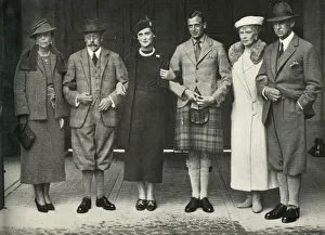 King George V, Queen Mary, Prince George, Princess Marina...at Balmoral in 1934, (1951) King George V, Queen Mary, Prince George, Princess Marina...at Balmoral in 1934, (1951)