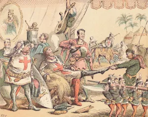 King Richard I in Palestine, c1884. Artist: Thomas Strong Seccombe King Richard I in Palestine, c1884. Artist: Thomas Strong Seccombe