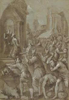 King Solomon Beholds the Ark of the Covenant Being Brought to the Temple, 1604 King Solomon Beholds the Ark of the Covenant Being Brought to the Temple, 1604