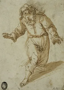 Swedish Heritage Images Prints: Kneeling monk?. Creator: Unknown