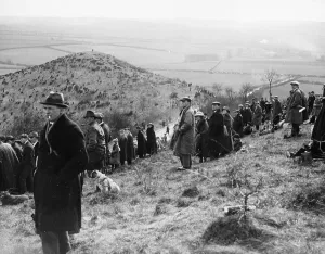 Buckinghamshire Landmarks Prints: Kop Hill Climb, Princes Risborough, Buckinghamshire, 25th March 1922