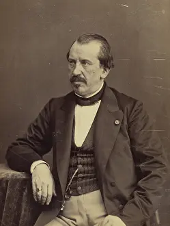 Albumen Silver Print Art Prints: La Gueronniere, journaliste, 1861-1869. Creator: Nadar