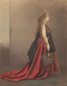 Albumen Silver Print Art Prints: La Reine d Etrurie, 1863-67. 1863-67. Creator: Pierre-Louis Pierson