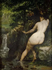 Oil On Canvas Realism Prints: La source, 1868