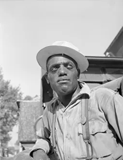Washington, D.C. Laborer Receives Instructions, 1942 Print