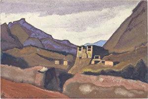 Ladakh Landscape Print, State Oriental Art Museum Collection