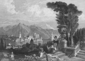 Lake Como Print, c1850