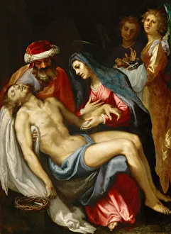 Vienne Art History Museum Collection Prints: The Lamentation over Christ