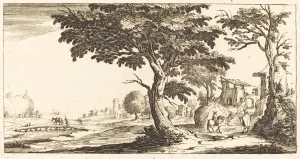 Jacques Callot Etching Prints: Landscape, in or after 1635. Creator: Unknown