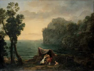 Landscape with Acis and Galatea, 1657. Artist: Lorrain, Claude (1600-1682) Landscape with Acis and Galatea, 1657. Artist: Lorrain, Claude (1600-1682)