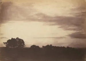 Landscape with Clouds Print, 1856