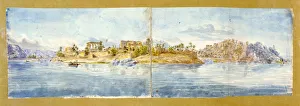 Egyptian Geographical Features Prints: Landscape, Egypt, c19th Century. Artist: John Gardner Wilkinson