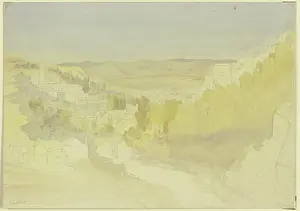 Prints of Landscape near Segovia, 19th century Peter Burnitz Prints: Landscape Print near Segovia, 19th century
