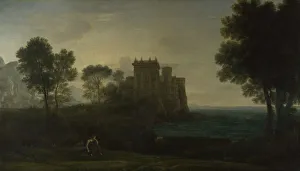 Landscape with Psyche outside the Palace of Cupid (The Enchanted Castle), 1664 Landscape with Psyche outside the Palace of Cupid (The Enchanted Castle), 1664
