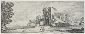 Landscapes and Ruins: Brederode Castle. Creator: Jan van de Velde (Dutch, 1593-1641) Landscapes and Ruins: Brederode Castle. Creator: Jan van de Velde (Dutch, 1593-1641)