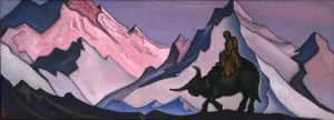 Laozi, 1943. Artist: Roerich, Nicholas (1874-1947) Laozi, 1943. Artist: Roerich, Nicholas (1874-1947)