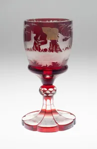 Bohemian Glass Large Wine Glass Print, c. 1850/70