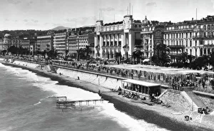 Le Palais de la Mediterranee on Promenade des Anglais, Nice, South of France, early 20th century Le Palais de la Mediterranee on Promenade des Anglais, Nice, South of France, early 20th century