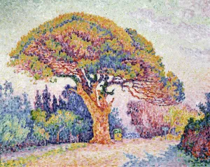 Le Pin de Bertaud at Saint-Tropez, 1909. Artist: Paul Signac Le Pin de Bertaud at Saint-Tropez, 1909. Artist: Paul Signac
