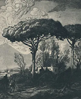 Le Vesuve De Pompei, 1919. Artist: Pierre Gusman Le Vesuve De Pompei, 1919. Artist: Pierre Gusman
