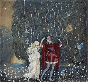 Lena Dances with the Knight. Among Gnomes and Trolls, 1915 Lena Dances with the Knight. Among Gnomes and Trolls, 1915