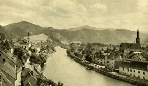 Styria Landscape Prints: Leoben, Styria, Austria, c1935. Creator: Unknown