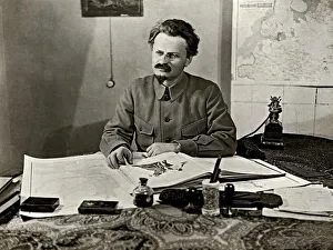 Leon Trotsky Print 1922
